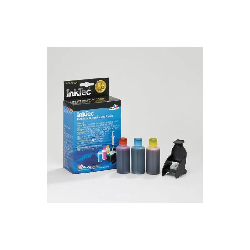 Recarga para cartuchos HP 342, 343 y 344. InkTec HPI-6066C COLOR