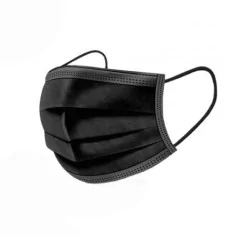 Mascarillas Quirúrjica ADULTO Desechables - 3 Capas BFE>98% - Pack 50 Negras