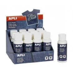 Cola Textil Apli, bote de 80ml