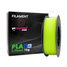 Filamento PLA Amarillo Flúor ø1,75 mm (bobina 1kg)
