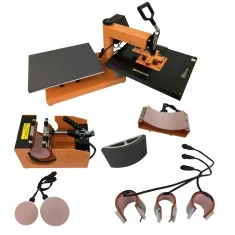 Prensa térmica 8 en 1, Jamaica 40 x 50 cm