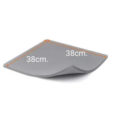 Caoutchouc de silicone pour presse à chaud 38 x 38 cm