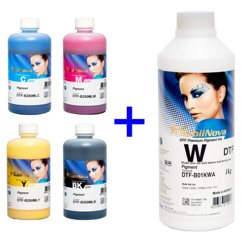 Pack de tintas DTF InkTec CMYK