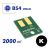 Chip BS4 compatível com Mimaki, chip de 2 litros para MBIS, Preto